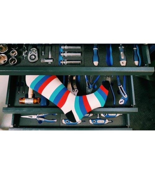Chaussettes - E30 Heel Tread jolies pour femme originales pour homme chausset rigolotes drole Suisse