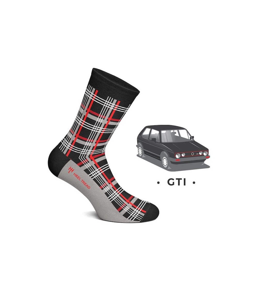 Chaussettes - GTI Heel Tread jolies chausset pour homme femme fantaisie drole originales