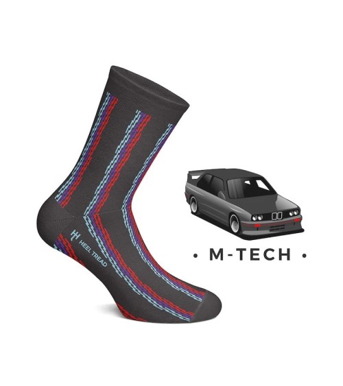 Socks - M-Tech Heel Tread funny crazy cute cool best pop socks for women men