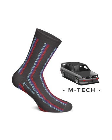 Chaussettes - M-Tech Heel Tread jolies chausset pour homme femme fantaisie drole originales