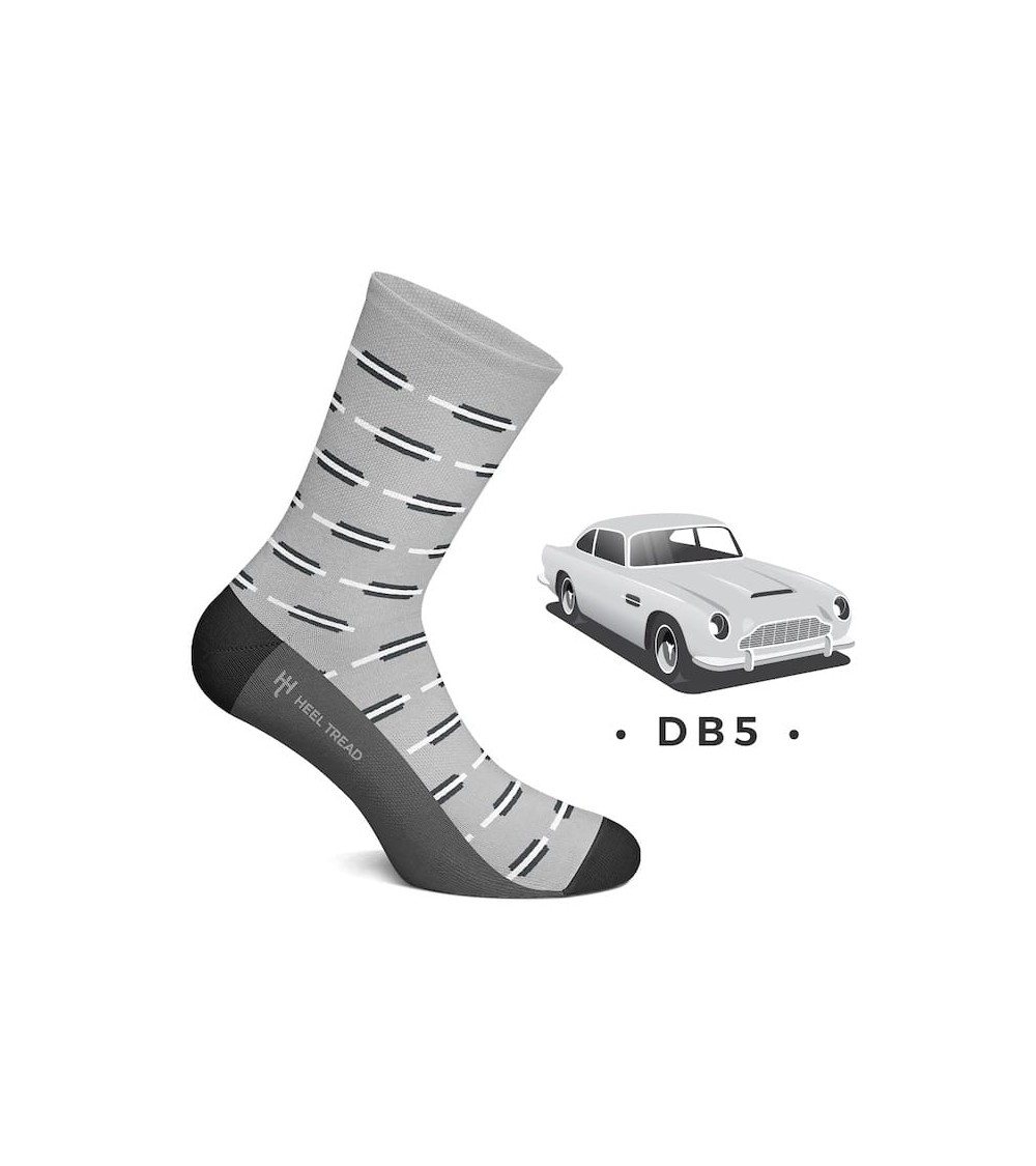 Chaussettes - DB5 Heel Tread jolies chausset pour homme femme fantaisie drole originales