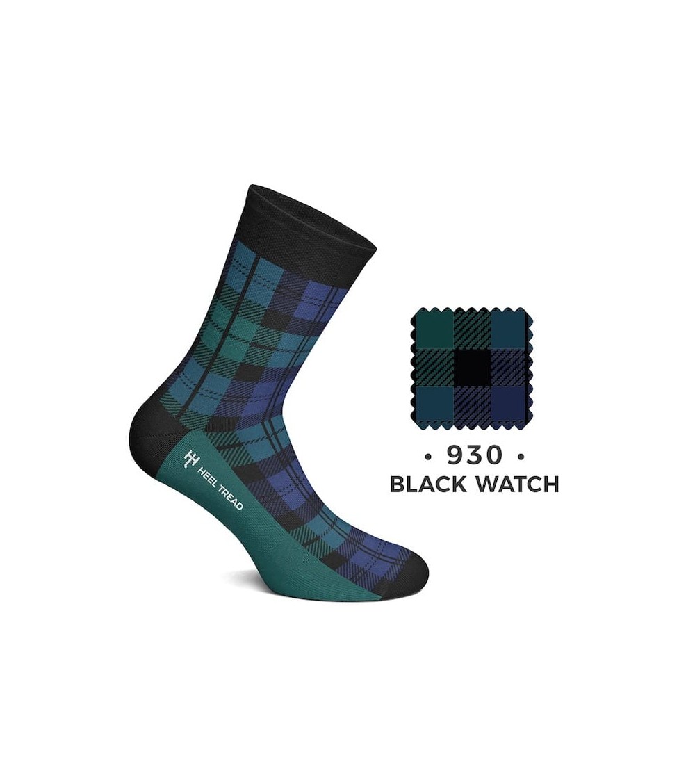 Socken - 930 Black Watch Heel Tread socke kuschelsocken für damen lustig herren farbige coole socken