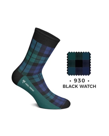 Chaussettes - 930 Black Watch Heel Tread jolies pour femme originales pour homme chausset rigolotes drole Suisse