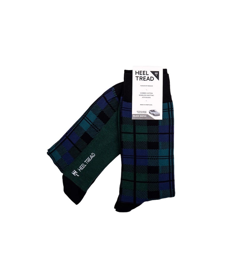 Chaussettes - 930 Black Watch Heel Tread jolies pour femme originales pour homme chausset rigolotes drole Suisse