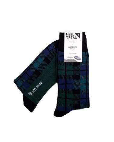 Chaussettes - 930 Black Watch Heel Tread jolies pour femme originales pour homme chausset rigolotes drole Suisse