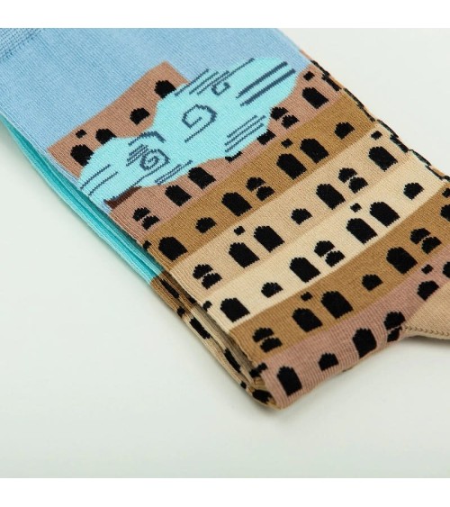 Socken - Turm von Babel von Brueghel Curator Socks socke kuschelsocken für damen lustig herren farbige coole socken