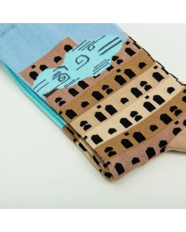 Socken - Turm von Babel von Brueghel Curator Socks socke kuschelsocken für damen lustig herren farbige coole socken