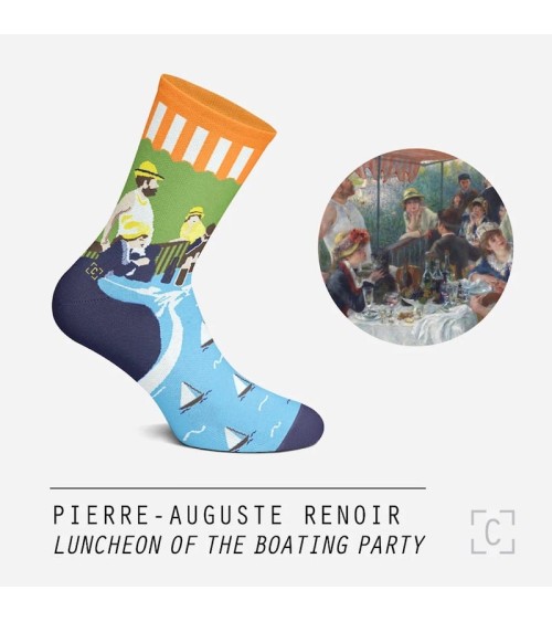Socks - Luncheon of the Boating Party Curator Socks Socks design switzerland original
