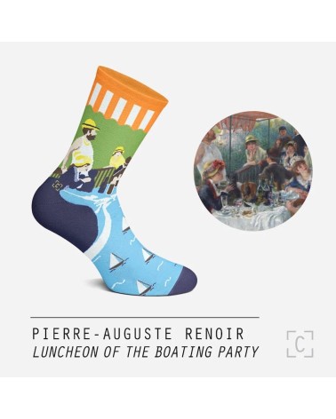 Socks - Luncheon of the Boating Party Curator Socks funny crazy cute cool best pop socks for women men