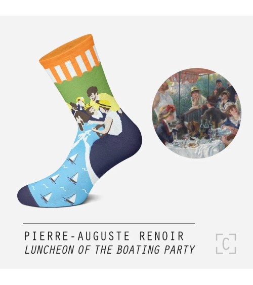 Socken - Mittagessen der Bootsparty Curator Socks socke kuschelsocken für damen lustig herren farbige coole socken