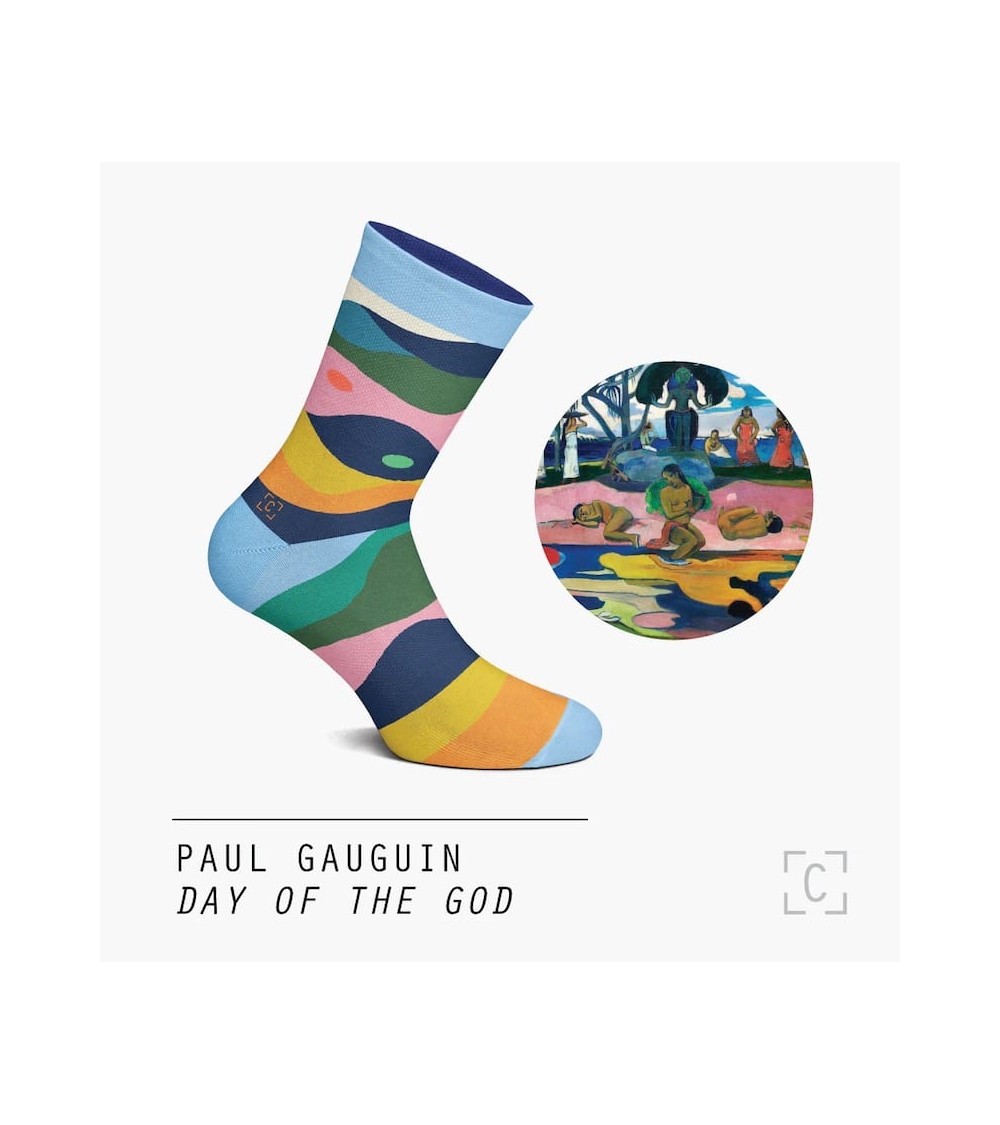 Chaussettes - Jour de Dieu Curator Socks jolies chausset pour homme femme fantaisie drole originales