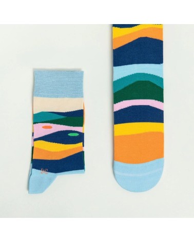 Chaussettes - Jour de Dieu Curator Socks jolies chausset pour homme femme fantaisie drole originales