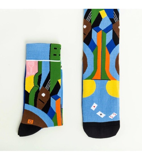 Socks - The three cards Curator Socks funny crazy cute cool best pop socks for women men