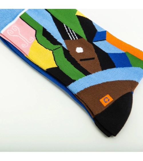 Socks - The three cards Curator Socks funny crazy cute cool best pop socks for women men