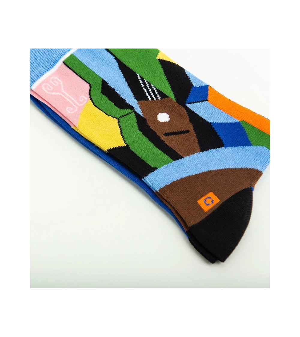 Socks - The three cards Curator Socks funny crazy cute cool best pop socks for women men