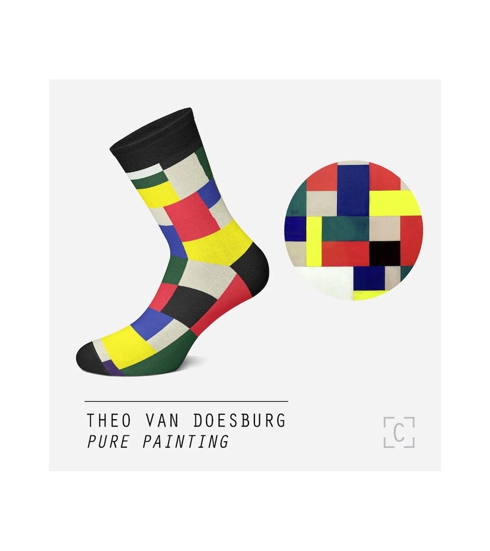 Socks - Pure painting Curator Socks funny crazy cute cool best pop socks for women men