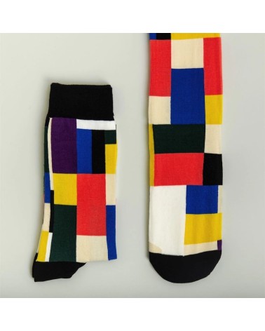 Socken - Reine Malerei Curator Socks Socke lustige Damen Herren farbige coole socken mit motiv kaufen