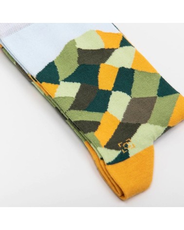 Chaussettes - Sainte-Victoire Curator Socks jolies pour femme originales pour homme chausset rigolotes drole Suisse