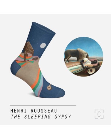 Calzini - La zingara addormentata Curator Socks calze da uomo per donna divertenti simpatici particolari