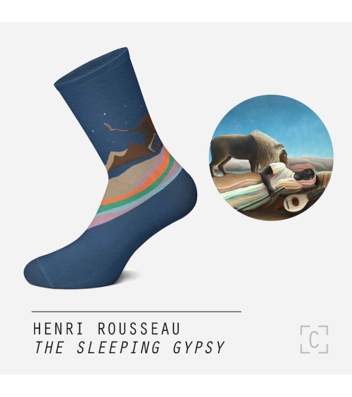 Socken - Die schlafende Zigeunerin Curator Socks Socke lustige Damen Herren farbige coole socken mit motiv kaufen