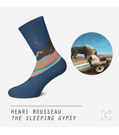Calzini - La zingara addormentata Curator Socks calze da uomo per donna divertenti simpatici particolari
