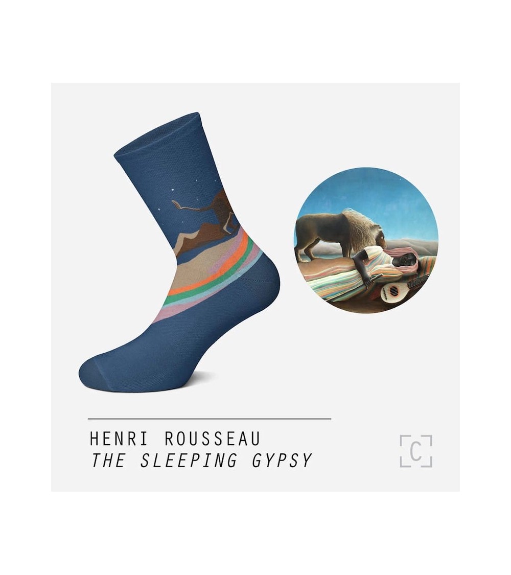 Socken - Die schlafende Zigeunerin Curator Socks socke kuschelsocken für damen lustig herren farbige coole socken