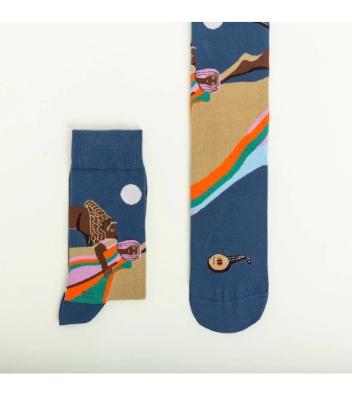 Chaussettes - La bohémienne endormie Curator Socks jolies chausset pour homme femme fantaisie drole originales