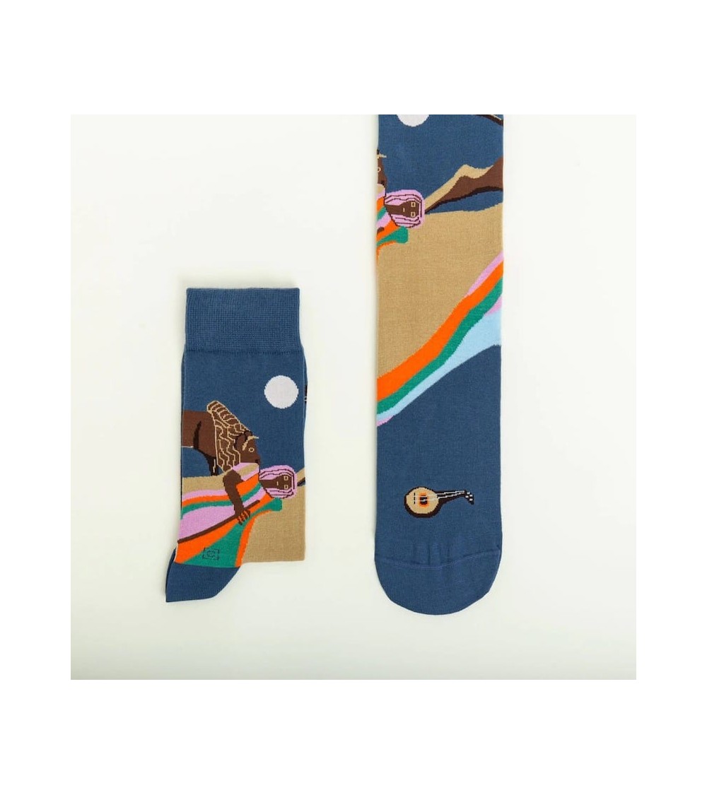 Socken - Die schlafende Zigeunerin Curator Socks socke kuschelsocken für damen lustig herren farbige coole socken