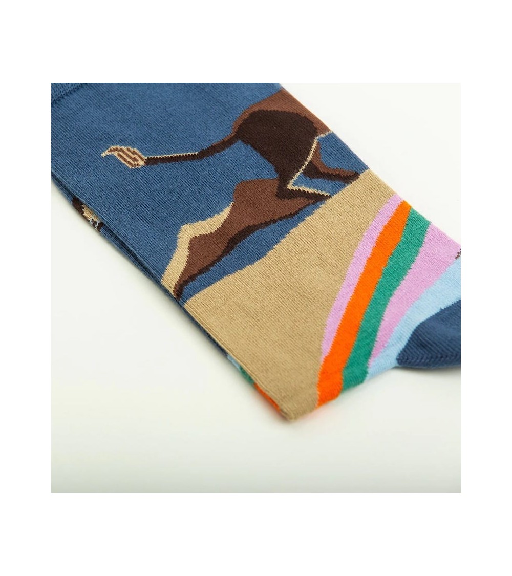 Socken - Die schlafende Zigeunerin Curator Socks socke kuschelsocken für damen lustig herren farbige coole socken