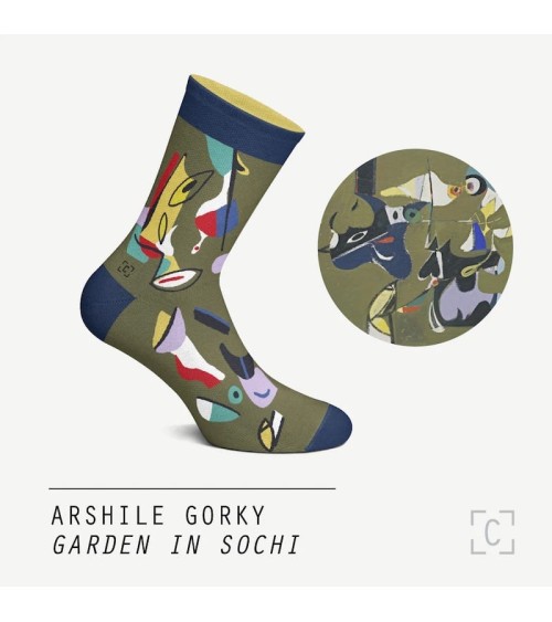 Chaussettes - Jardin à Sochi Curator Socks jolies pour femme originales pour homme chausset rigolotes drole Suisse