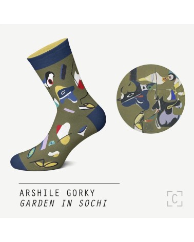 Socken - Garten in Sotschi Curator Socks Socke lustige Damen Herren farbige coole socken mit motiv kaufen