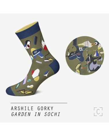 Chaussettes - Jardin à Sochi Curator Socks jolies pour femme originales pour homme chausset rigolotes drole Suisse