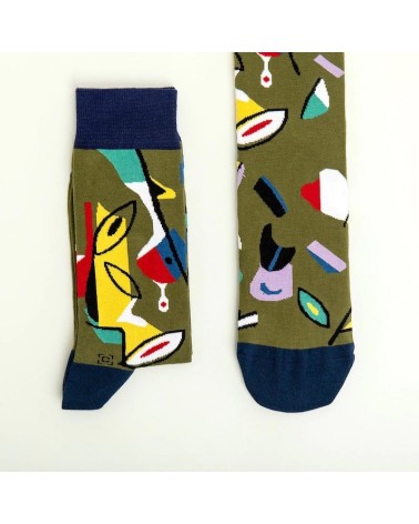 Jardin à Sochi - Chaussettes originales Curator Socks jolies pour femme originales pour homme chausset rigolotes drole Suisse