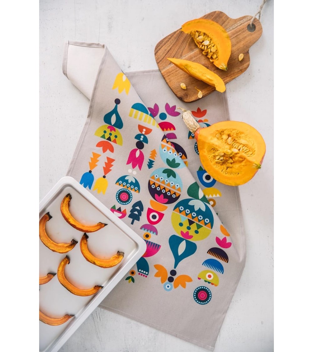 Tea Towel - Winter Solstice Bright Softer and Wild best kitchen hand towels fall funny cute