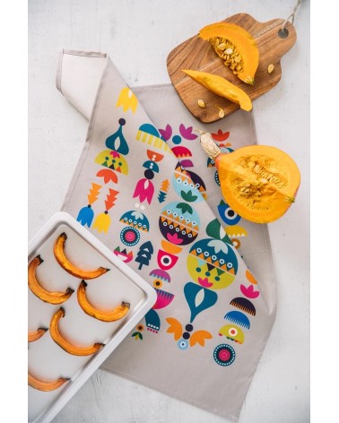 Tea Towel - Winter Solstice Bright Softer and Wild best kitchen hand towels fall funny cute