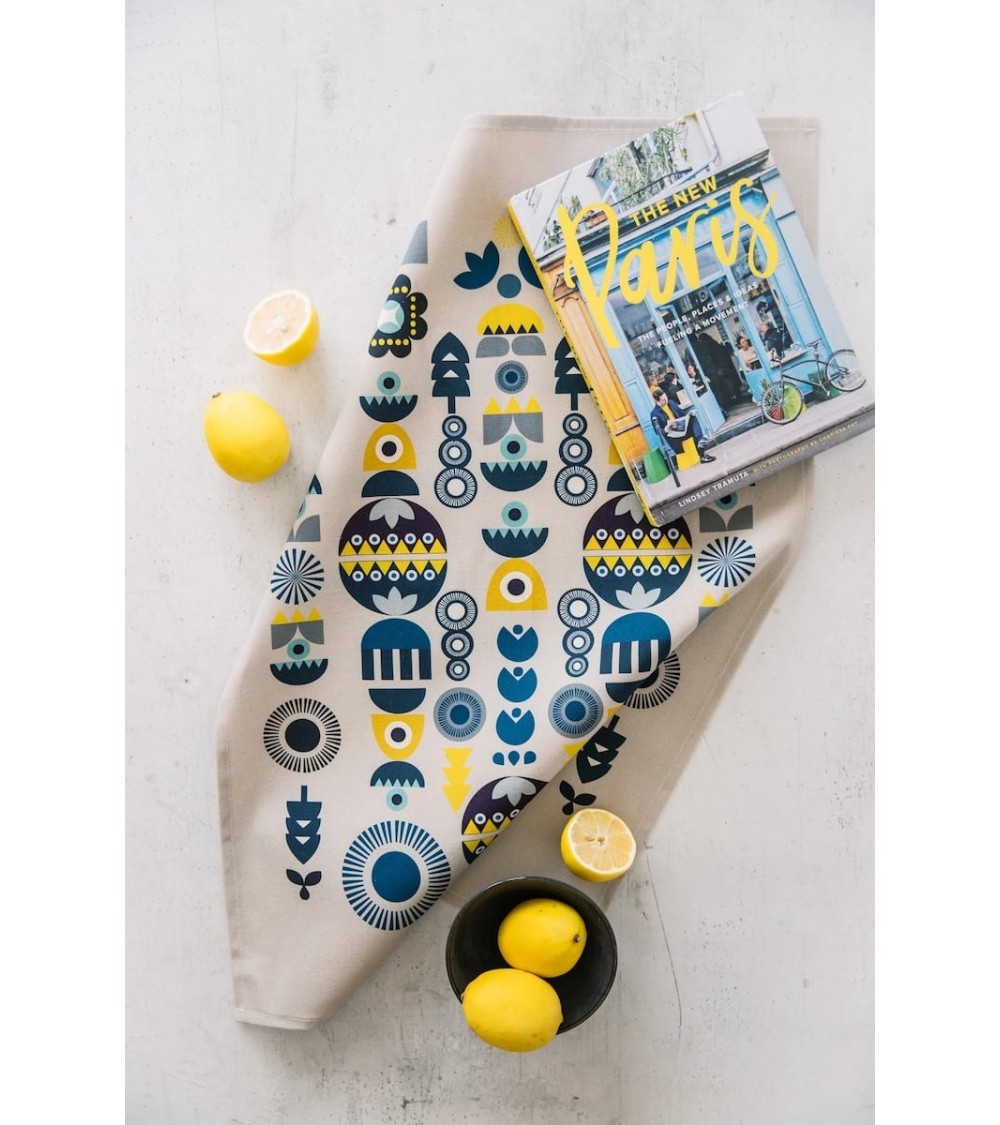Serviette de cuisine - Solstice d'hiver Softer and Wild torchon vaisselle qualité serviette haut de gamme beaux essuie main o...