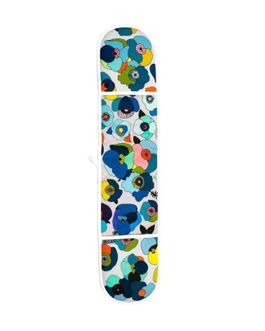 Double manique de cuisine - Bleu Pavot Softer and Wild Maniques et gants de cuisine design suisse original