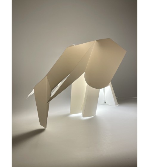 Lampe Éléphant - Luminaire animal à poser, lampe de chevet design Plizoo a poser de nuit led moderne originale design suisse