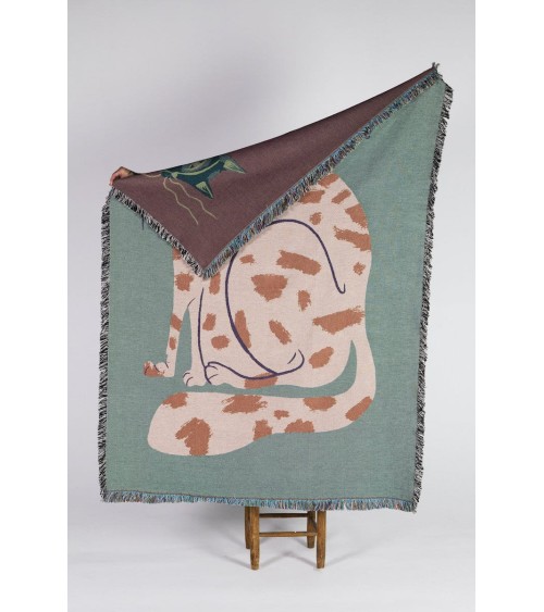 The Choupette after Karl - Plaid en coton Mad Marie plaide pour canapé plaid cocooning couverture douce suisse
