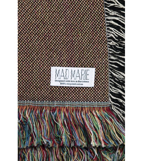 The Choupette after Karl - Plaid en coton Mad Marie plaide pour canapé de lit cocooning chaud