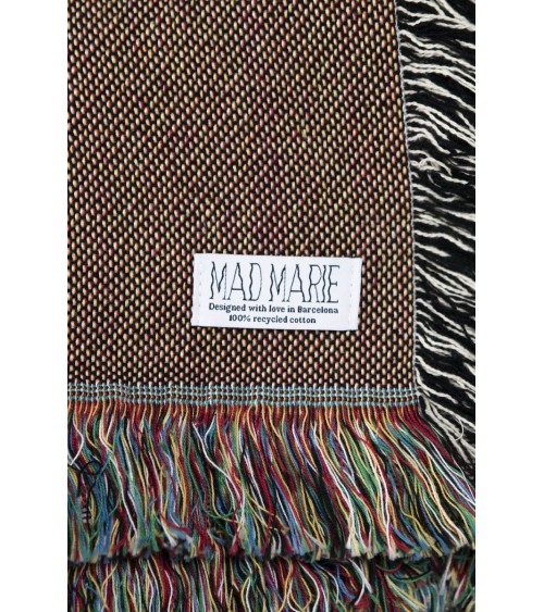 The Choupette after Karl - Woven cotton blanket Mad Marie best for sofa throw warm cozy soft