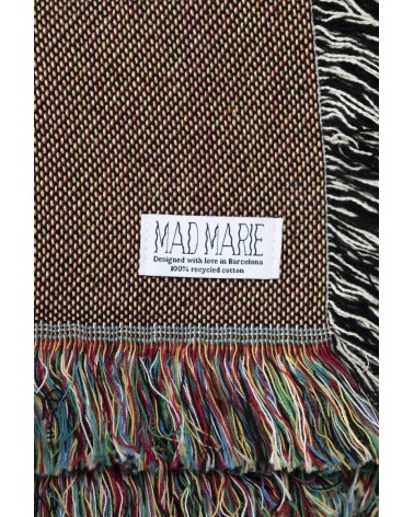 The Choupette after Karl - Woven cotton blanket Mad Marie best for sofa throw warm cozy soft