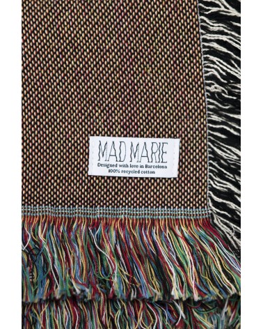 The Choupette after Karl - Plaid en coton Mad Marie plaide pour canapé plaid cocooning couverture douce suisse