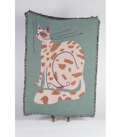 Cotton Blanket - The Choupette after Karl Mad Marie Throw and Blanket design switzerland original