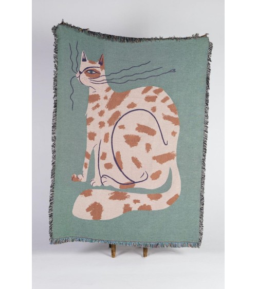 The Choupette after Karl - Kuscheldecke aus Baumwolle Mad Marie Sofa Kuscheldecke Bettdecke Tagesdecke Wohndecke kaufen Schweiz