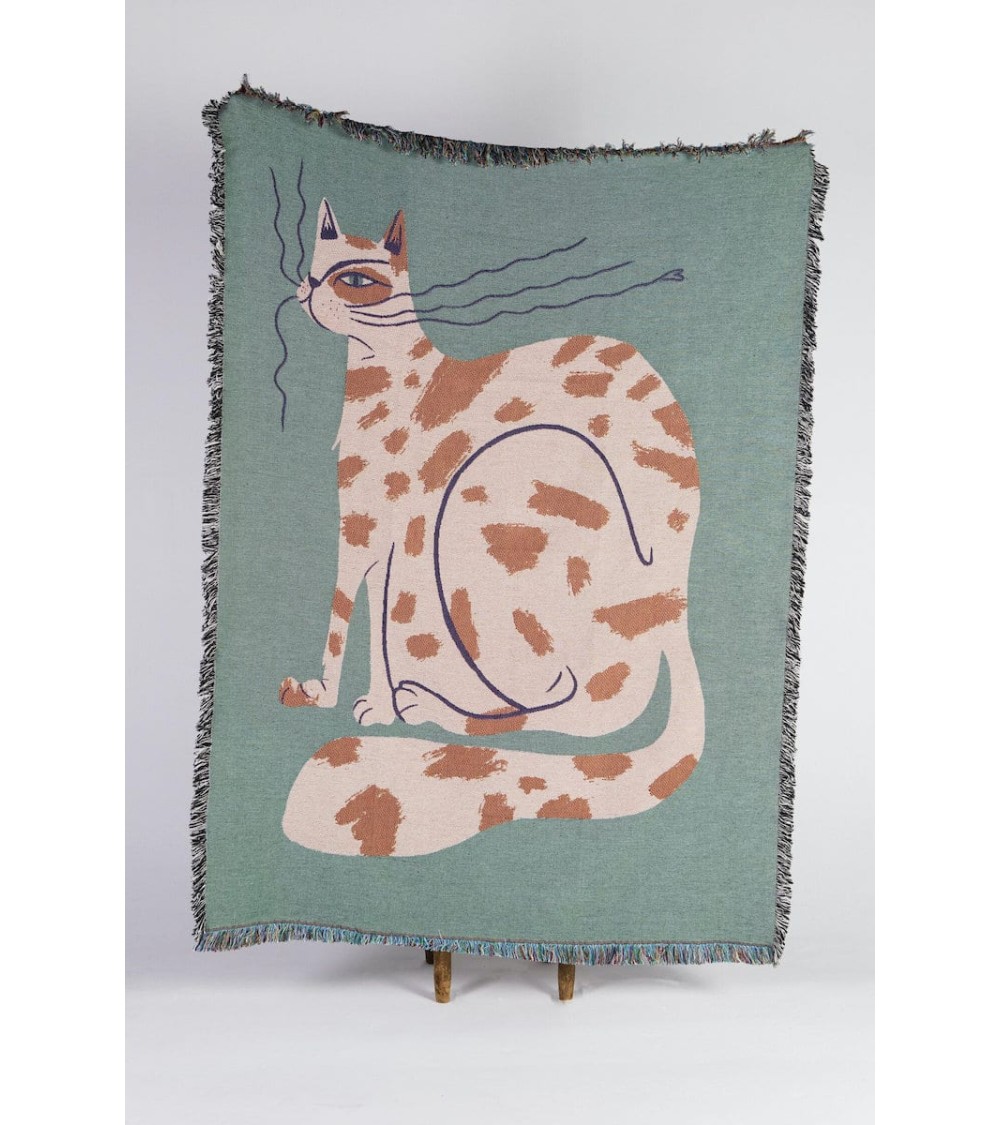 The Choupette after Karl - Plaid en coton Mad Marie plaide pour canapé plaid cocooning couverture douce suisse