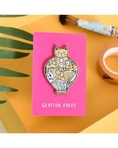 Spilla Smaltata - Grayson Purry Niaski spiritose spille colorate particolari eleganti donna da giacca uomo