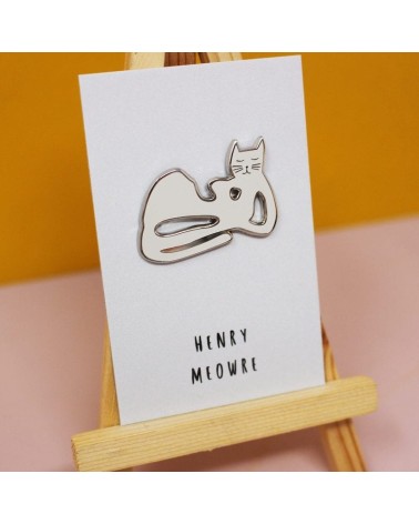 Pin Anstecker - Henry Meowre Niaski Anstecknadel Ansteckpins pins anstecknadeln kaufen