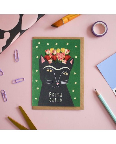 Grußkarte - Frida Catlo Niaski geschenkidee schweiz kaufen