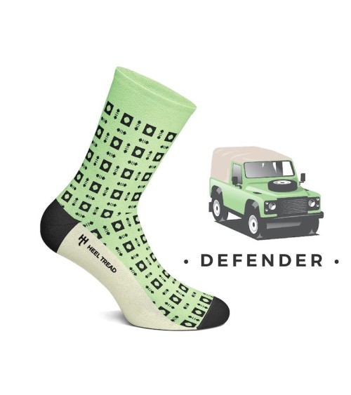 Calzini - Defender Heel Tread calze da uomo per donna divertenti simpatici particolari